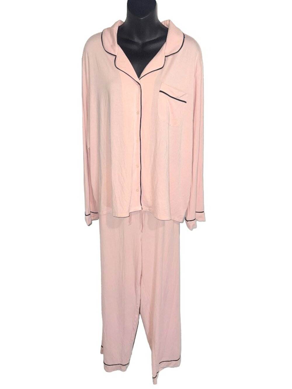 NWT Member's Mark Pink Pajama Set Women's Size XXL - Picture 7 of 8